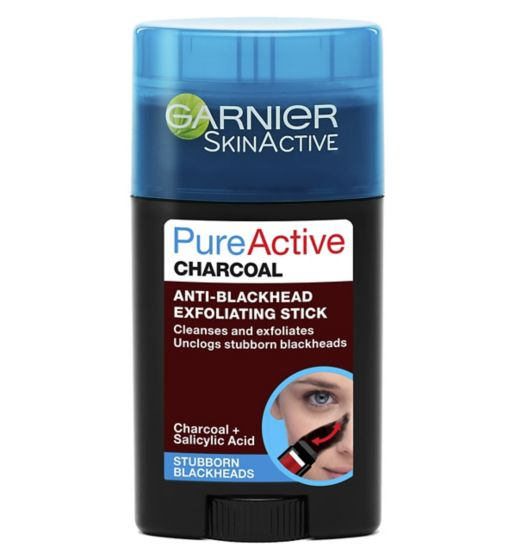 Garnier Pure Active Charcoal Anti-Blackhead Exfoliating Stick 50ml